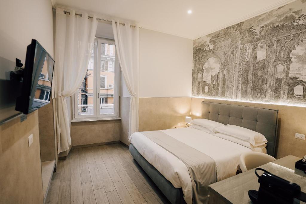 bed room of Casa Mirabilia lookinghotel