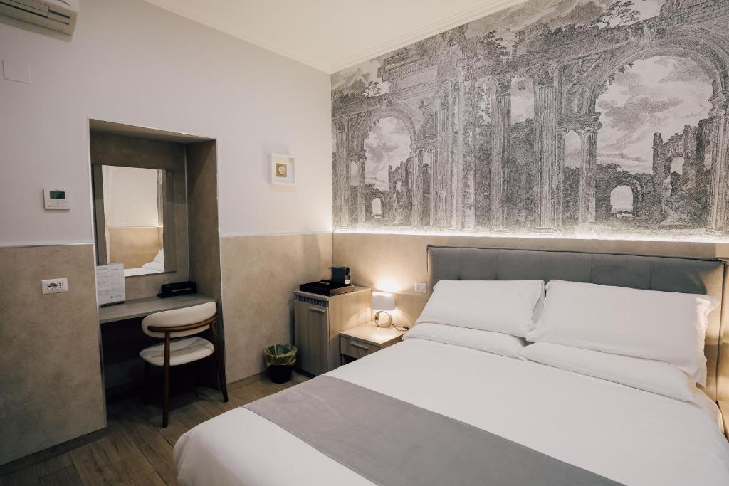 bed room Casa Mirabilia lookinghotel