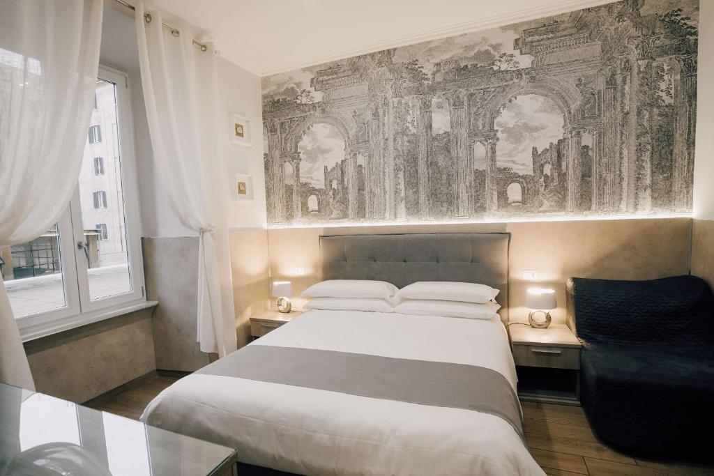 bed room Casa Mirabilia lookinghotel