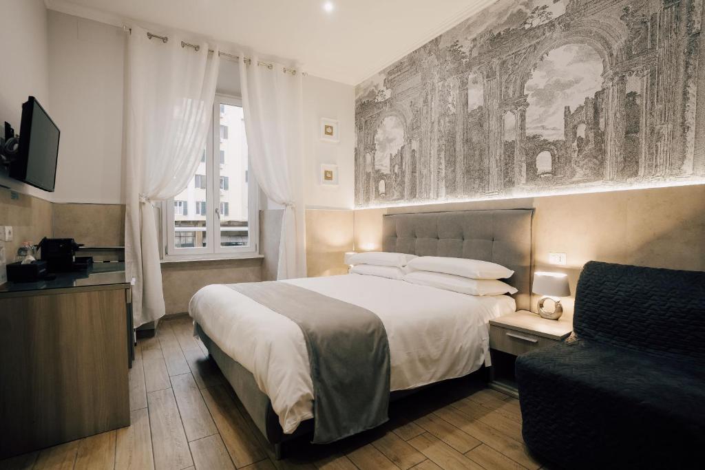 bed room Casa Mirabilia lookinghotel