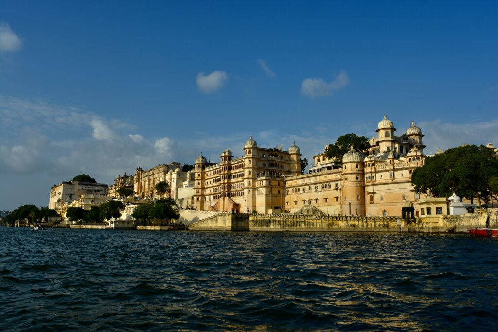 Boat ride on Lake Pichola with view of Taj Lake Palace